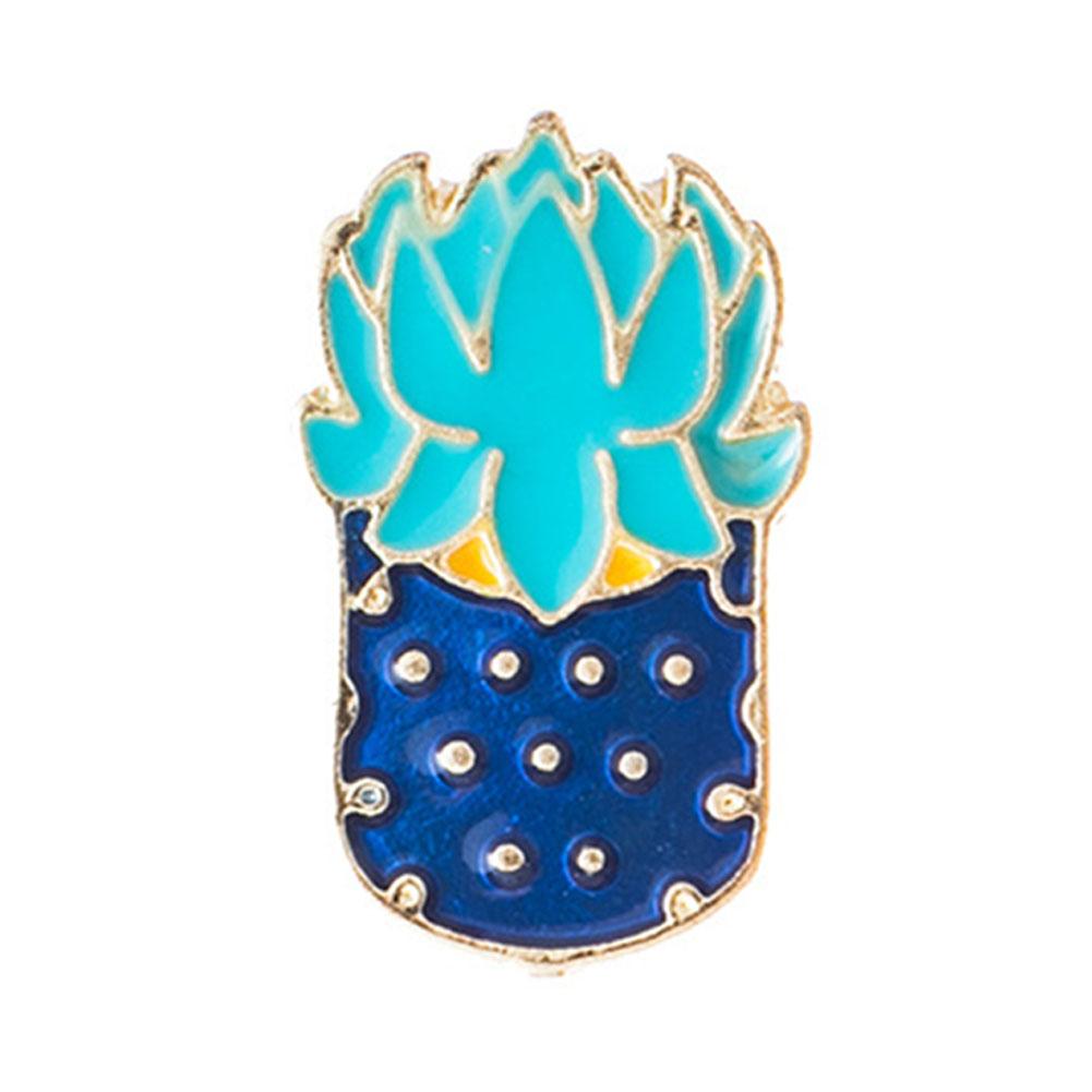 Cute Cactus Plant Pin Enamel Brooch Sweater Accessories Bag Badge Wedding Banquet Jewelry
