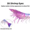 9.5cm 4.5g Soft Fishing Lure Hookless Prawn Fishing Bait Shrimp Fishing Lure  For Trout Fishing