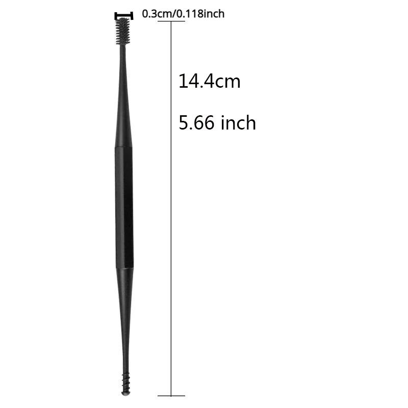 This 5-pack soft silicone ear pick features double-ended spiral tips for effective yet comfortable ear wax removal.