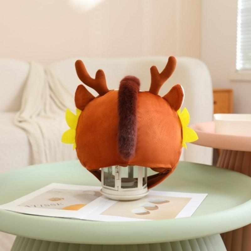 Year of The Horse Mascot Ryoma Hood Hat Photo Props Cartoon Hood Performance Props