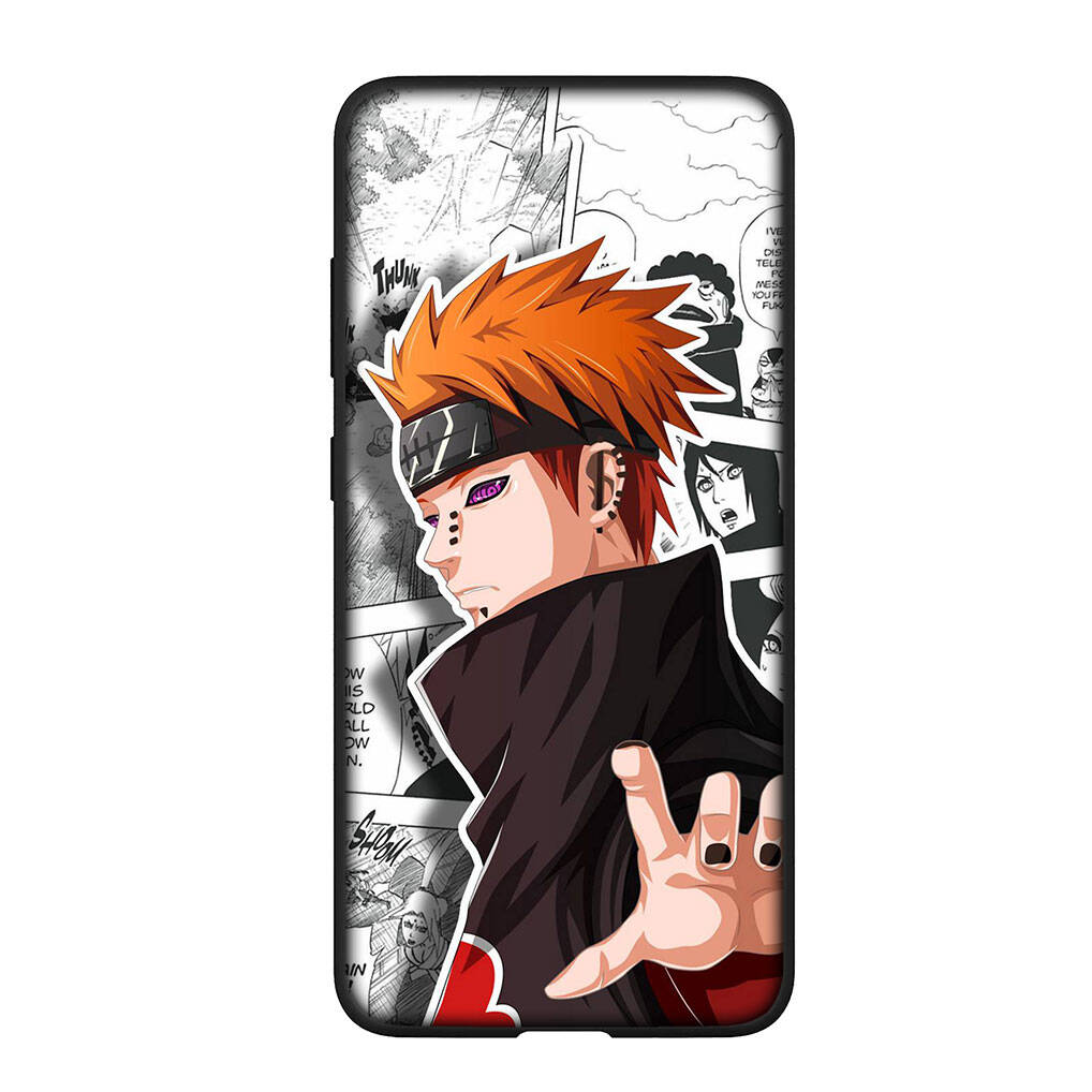 For Samsung Galaxy S25 S24 S23 S22 Ultra FE Plus A37 A57 A56 A55 A06 A16 A15 A36 A26 A35 A05 A25 A54 A34 Phone Case Cartoon Pain Akatsuki Naruto Cover