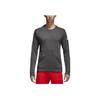 Adidas Id Stadium Solid Color Casual Crew Neck Pullover Long Sleeve Sweatshirt Men Sweatshirt Dark-Gray CG2098