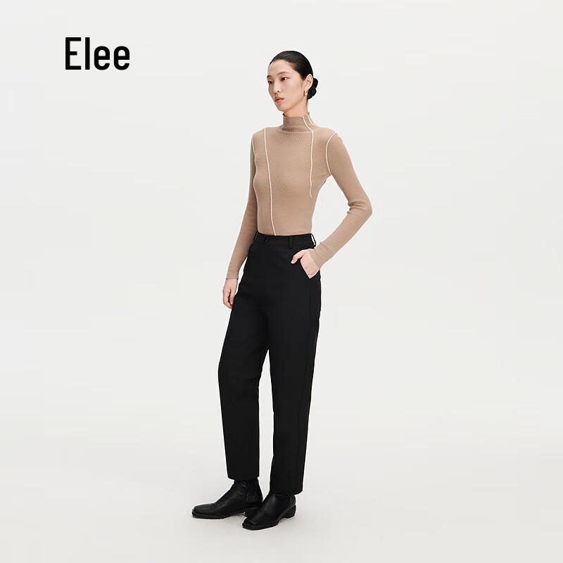 Ai Lai Yi Women's High-Waist Tapered Duck Down Pants