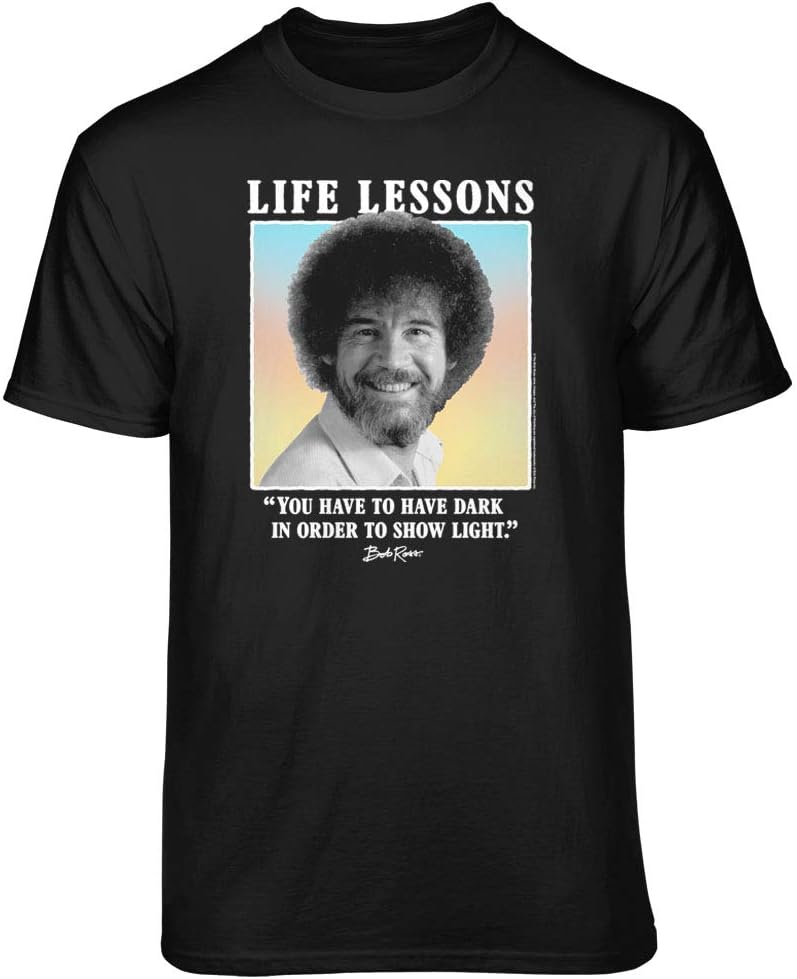 Bob Ross Life Lessons Quote T-shirt