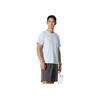 Anta Breathable Solid Color Round Neck Versatile Short Sleeve T-Shirt Men Tops Frozen-Blue 952525103-3