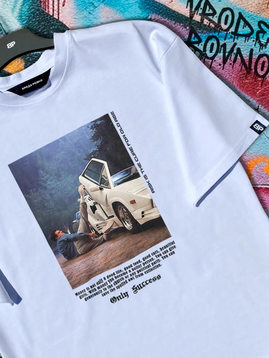 Flowers printed T-shirt 2XL