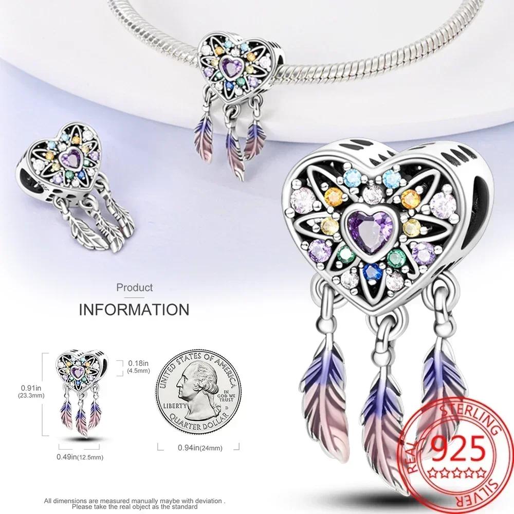 Neuer Kupfer-Lila Murano-Perlen Stiefmütterchen Blume Anhänger Charm Passend für Originalmarken Armband und Halskette Damenschmuck Geschenk