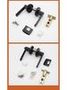 Zinc Alloy American Style Privacy Handle Lock for Bathroom, Restroom, or Storage Room