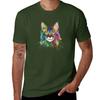Splash Maine coon Cat TShirt vintage sweat korean fashion summer top workout shirts for men 2025 new model