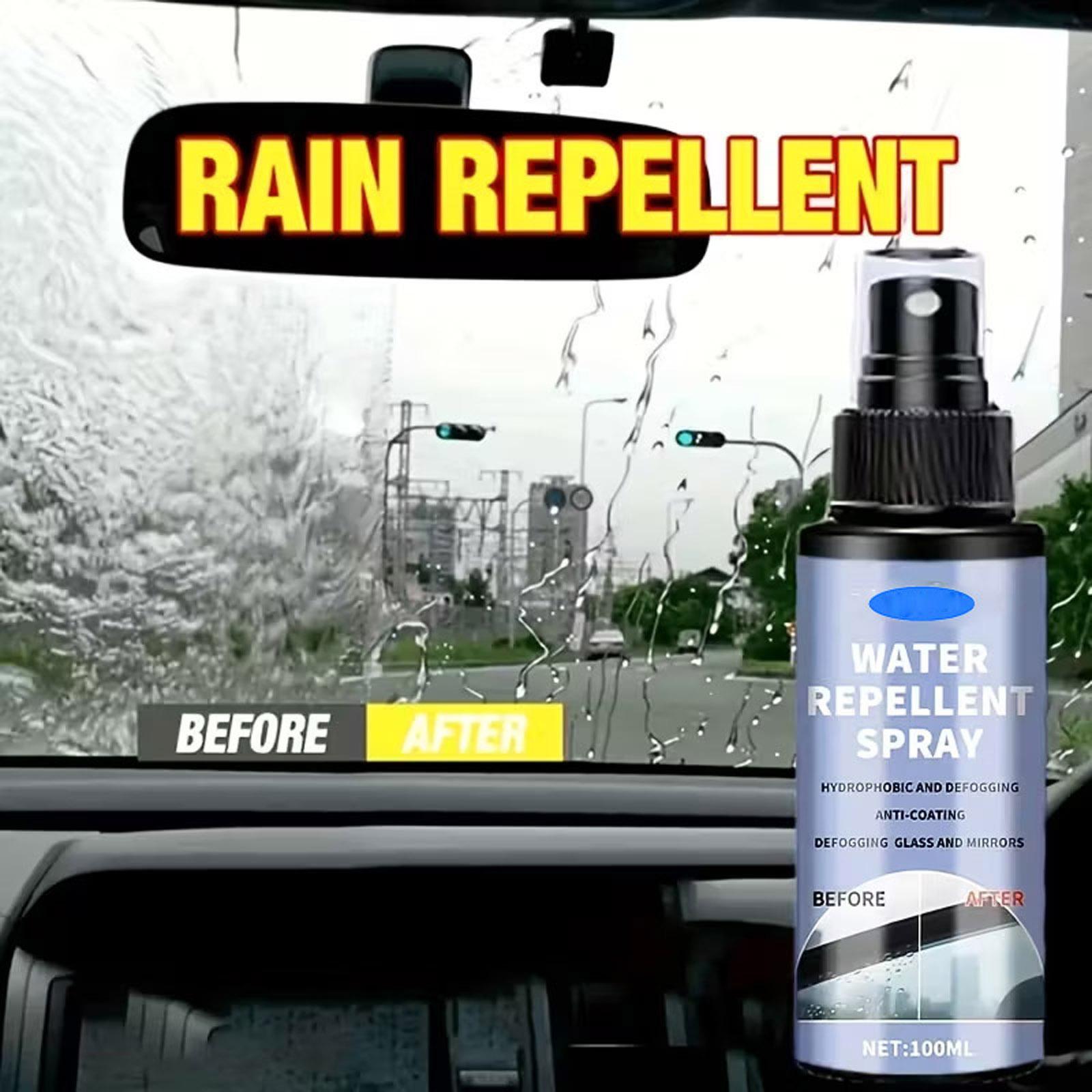 

Car Rearview Mirror -rain Spray -fog Agent Rainy Day Car Window Glass Oil Film Removal Spray 100ml One Size