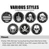 Motorcycle Skull Fuel Tank Gas Cap Cover Vented For Harley Dyna FXD Softail FLST Touring Street Electra Glide Road King 96-2022