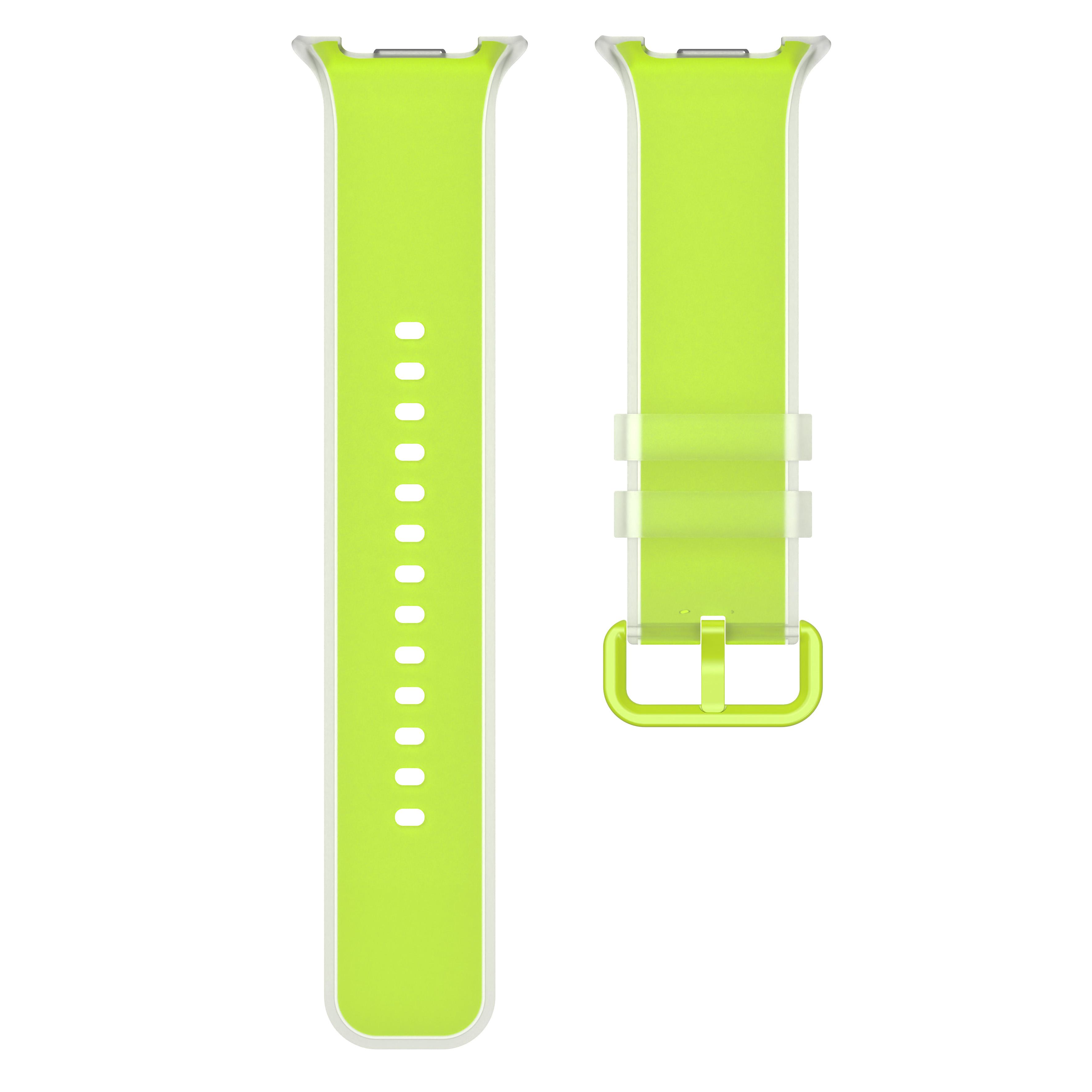 Offizielles Jelly Transparentes Silikonarmband für Samsung Galaxy Watch 9 40mm 44mm Sport-Armband für Galaxy Watch 8 40mm 44mm 46mm Galaxy Watch 9 8 white