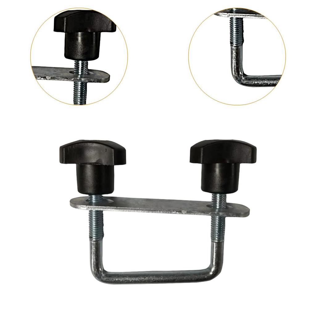 Kit di morsetti a U multiuso per box da tetto per portapacchi per auto 4x4 Raccordi metallici regolabili per il montaggio di box da tetto e bagagli