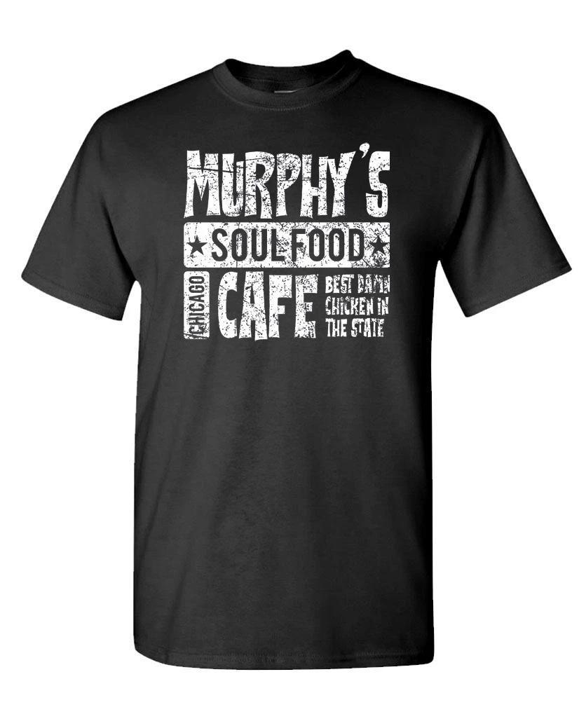 MURPHY S SOUL FOOD Cafe - Unisex Cotton T-Shirt Tee Shirt S