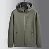 Dibenze Men's Plus Size Casual Hooded Jacket