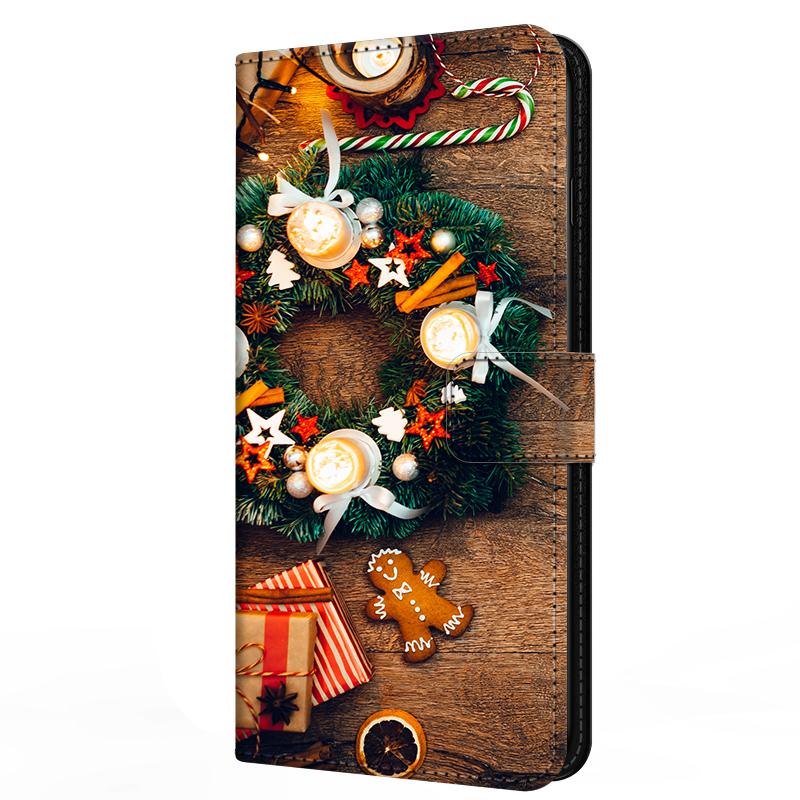 Leather Case For Honor 300 Honor300 Ultra Card Stand Book Cover For Magnetic Wallet Phone Bumper Merry Christmas Shell Flip Para