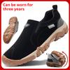 Autumn and Winter Men's Wear-resistant, Comfortable and Warm Low-top Hiking Shoes for Snow Outdoor Hiking Shoes