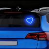 2Pcs Long Lasting Versatile Solar LED Heart Lights Suitable for Car Waterproof 5 Modes Decorative Night Light Atmosphere