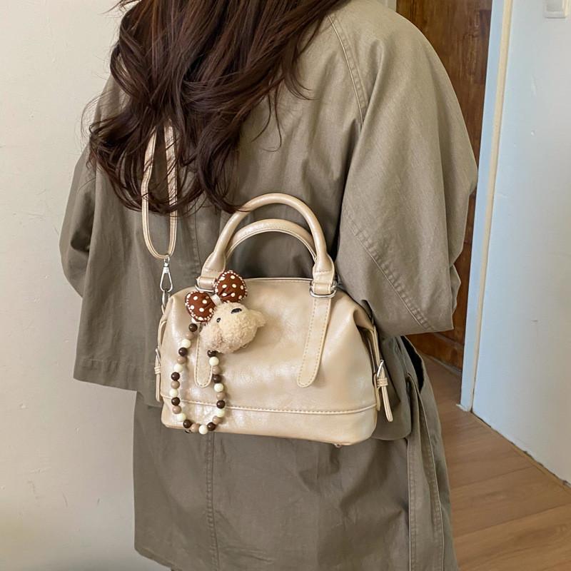 IELGY Ladies Messenger Bag Retro All-Match Portable Boston Bag