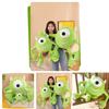 Cute Green Monster Plush Toy Big-eyed Stuffed Doll Perfect Birthday Present