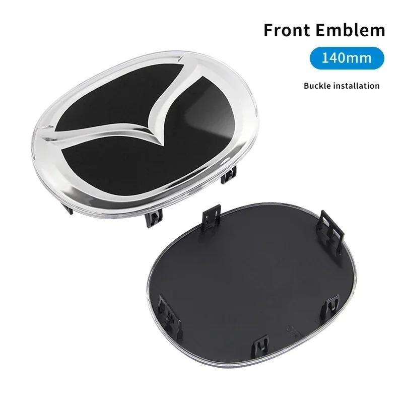 Přední mřížka kapoty auta Zadní logo znaku kufru Samolepka Decal Pro Mazda 2 3 6 CX5 CX3 CX6 RX7 MX5 CX9 CX7 Dekorace