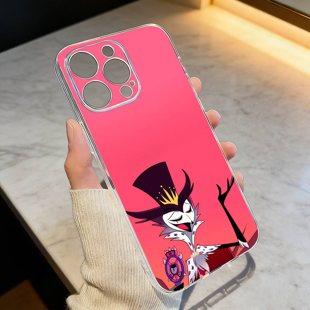 

Stolas G-Goetia H-helluva boss Phone Case Transparent Silicone Soft For iPhone 17 16 15 14 13 12 11 Mini Pro Max Plus iPhone14ProMax