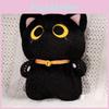 Plush Cat Doll With Bell Cute Animal Toy Gift For Girls Birthday