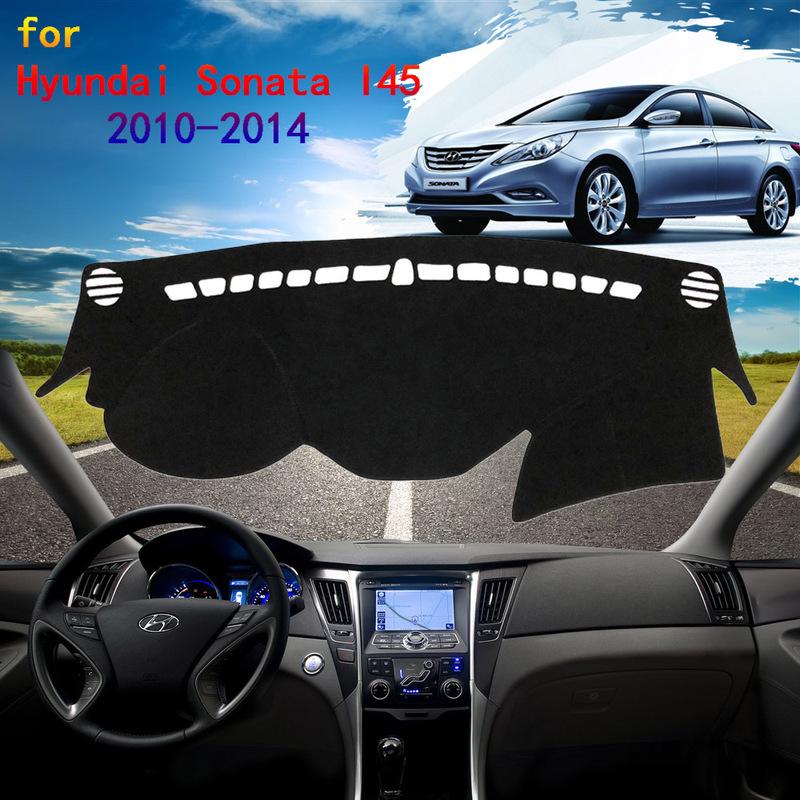 Dashboard Cover Mat Carpet for Hyundai Sonata I45 2010 2011 2012 2013 2014 YF Dash Board Protector Sun Shade Car Accessories