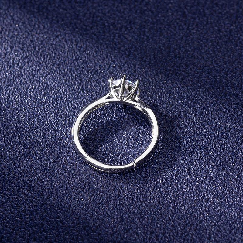 Sace Gems Classic Copper Alloy Zircon Ring Ladies Jewelry Wedding Promise Party Gift