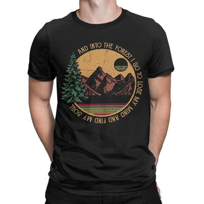 Forest Hiking Shirt  Inspirational Nature Quote Tee for Campers Walkers Explorers  Outdoor Enthusiasts TShirts