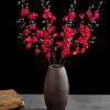 Artificial Flowers Silk Plum Blossom Peach Branch New Year Festival Home Vase Table Outdoor Garden Wedding Party Decor DIY Gifts