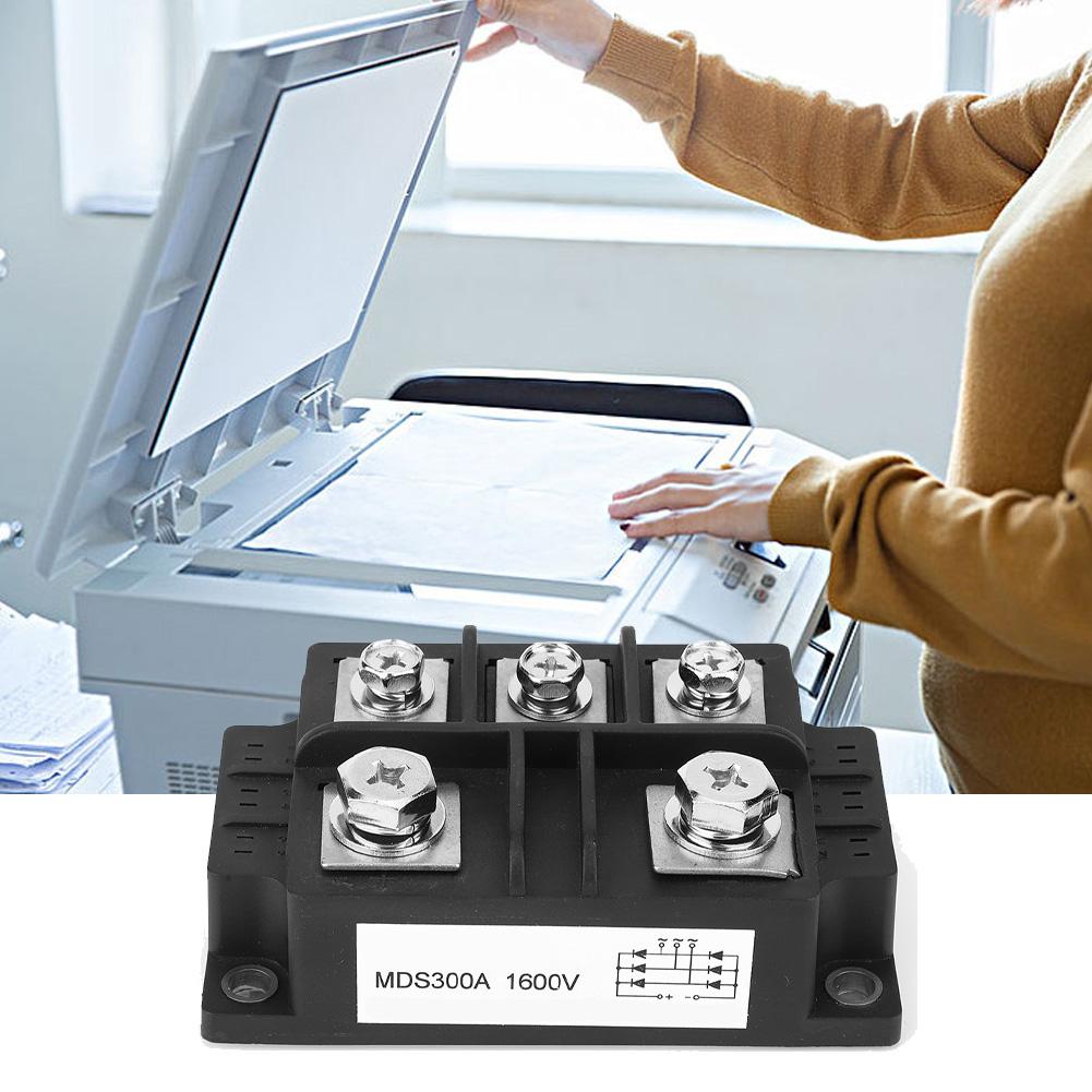 MDS300A 1600V Rectifier, 3 Phase Resin Packed Three Phase Bridge Rectifier Electronic Components Rectification Module
