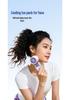 2026 High-Speed Handheld Fan with Digital Display, 199 Gears, Ice Pack Cooling, Turbine, Three-Fold Design & Lanyard.