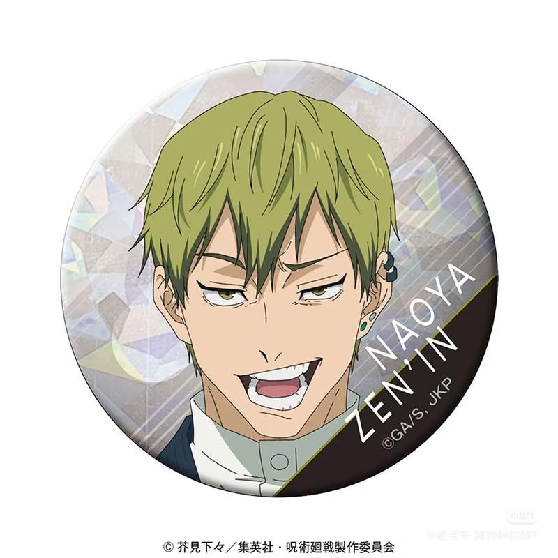 

Animation su Kaisen Tinplate Badge eripheral Products Zenin Naoya Hakari Kinji Okkotsu Yuta Srooftop Edition Original