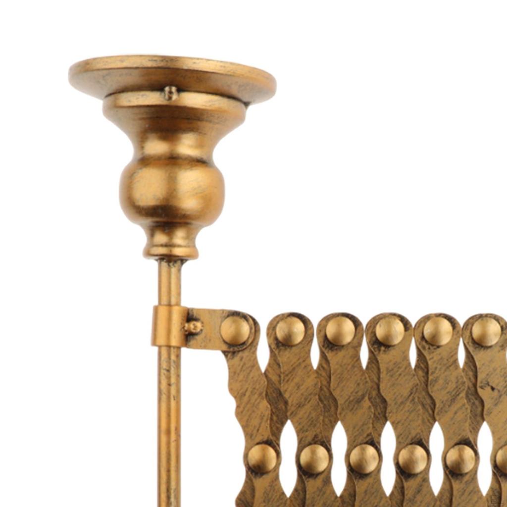 Wall Candle Holder Telescopic Candlestick Antique Type Pillar Stand Extending Taper