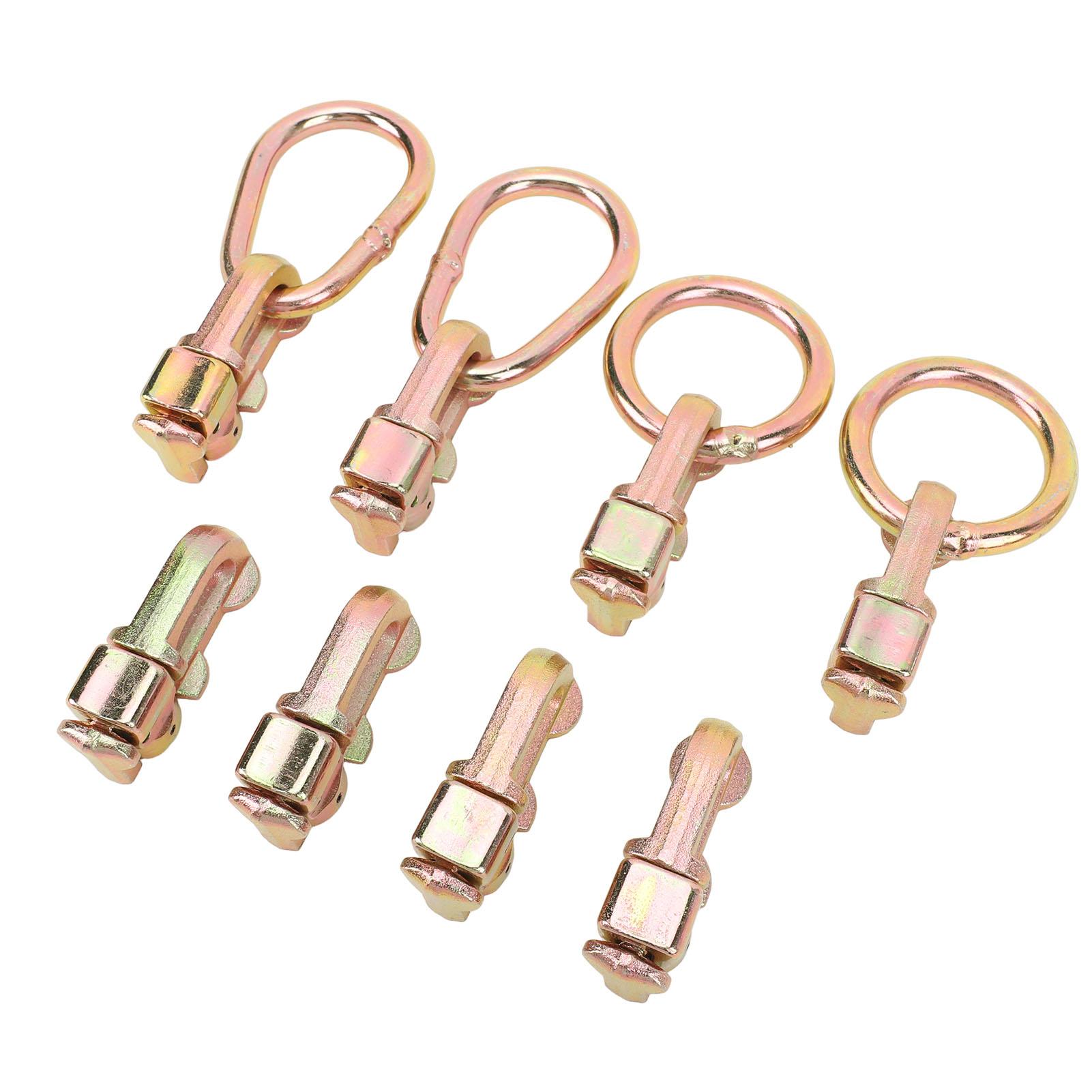 

Фитинги-шпильки для L-образного трека с O-образным кольцом из углеродистой стали, комплект крепежных фитингов для L-образной направляющей для кузовов грузовиков, прицепов