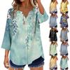Women's 3/4 Sleeve Shirts Graphic Tees Shirts Casual Basic Tops Pullovers