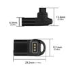 USB-C Charger Converter for COROS PACE4 PACE Pro APEX4(46MM/42MM) Type-C Charging Adapter 90 Degree Watch Charger Connector