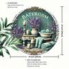 Metal Tin Sign Floral Pattern Wall Art Home Decor 20x20cm