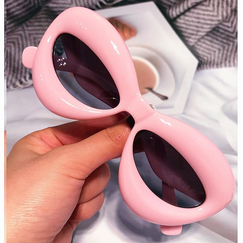 Mote Candy Color Solbriller Utendørs Kvinner Punk Hip Hop Solbriller Eyewear LXY