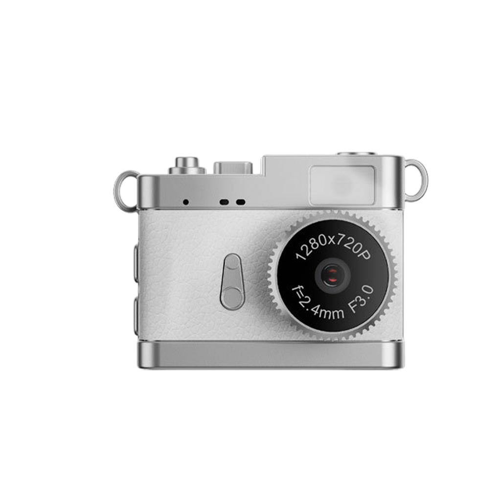 Mini Keychain Digital Camera 1080P Retro Aesthetic Pocket Sized Vintage Camera with 0.96in Screen