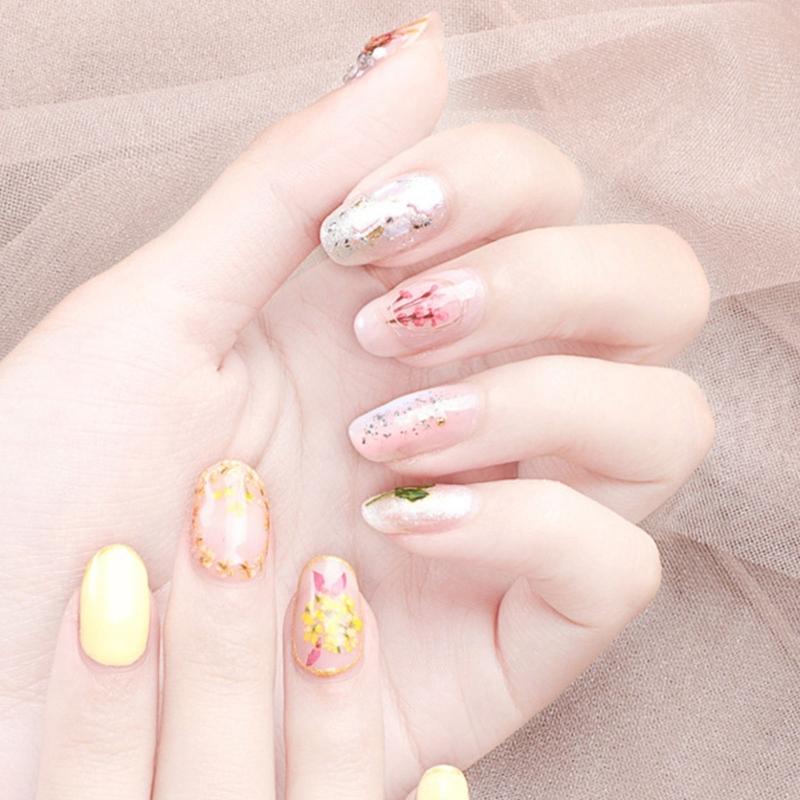 Assorted Color And Shape 3D Dried Flower For Creative Nail Designs Resin Art Projects Professional Salon Home DIY Use