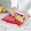 Sac de Cuisson Micro-Ondes - Dulce Casa - Potato Express - Cuisson Vapeur 4 min - Réutilisable - Rouge 26x19 cm