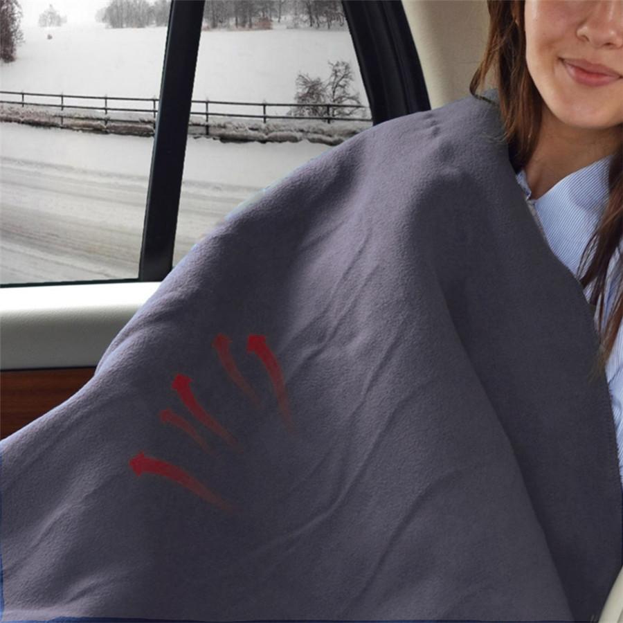 1PCS 12V Universal Car Truck Adjustable High/ Low Heat Electric Heating Blanket