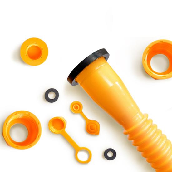 Gas Tank Spout Replacement Set with Flexible Nozzle Universal Wide Compatibility Simple Installation Replacement Gas Can Spout Kit