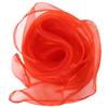 2 Pcs Women Kerchief Smooth Satin See-through Solid Color Mesh Thin Adjustable Decorative Lightweight Soft Aquaman Dance Square Dance Stewardess Neck