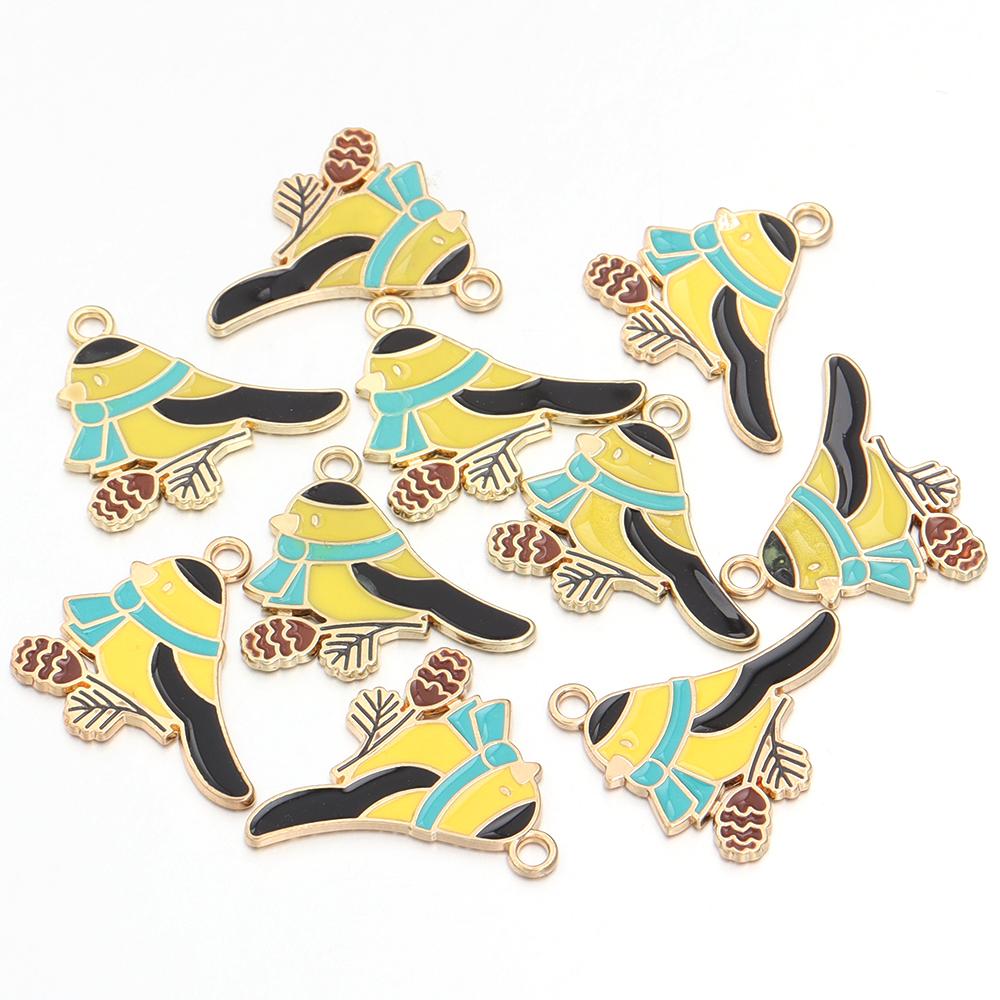 

10pcs/Lot Alloy Pendant Different Sizes Of Bird Shapes Pendant For Earring Necklace Bracelet Jewelry Making Accessories Pendant