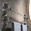 Adjustable Suction Cup Towel Rack Plastic Towel Storage Shelf Durable Shoe Rack  Bathroom