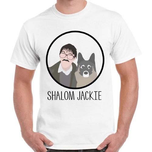 

Shalom Jackie Friday Night Dinner Parody Wilson Funny Gift Retro T Shirt 251 3XL