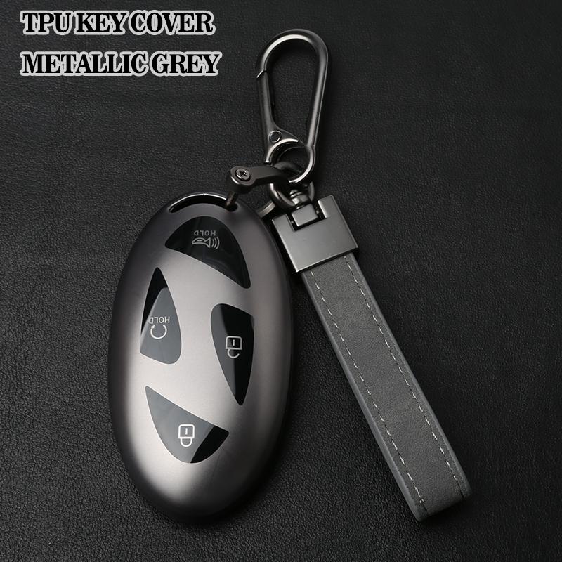For Hyundai Ioniq 6 Key Fob Cover,Tpu,Car Key Case Protector Keychain Fit Ioniq 6 Grandeur Gn7 Kon Accessories